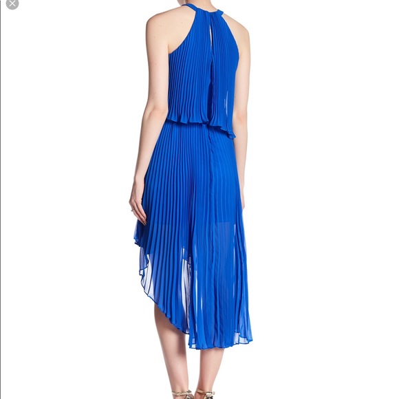 LAUNDRY BY SHELLI SEIGAL PLEATED COCKTAIL DRESS - Picture 3 of 6